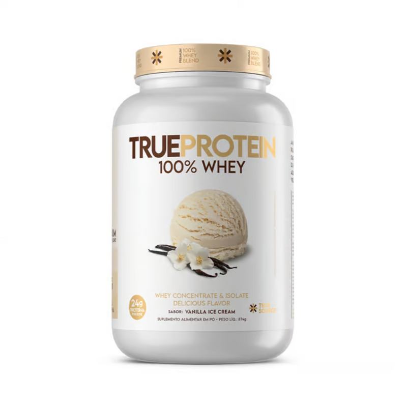 True Protein 100% Whey Vanilla Ice Cream 874g True Source