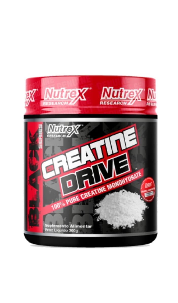 Creatine Drive 100% Pura Monohidratada, com selo de verificação, 300g  - Nutrex Research