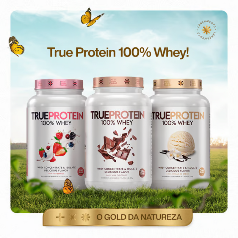 True Protein 100% Whey Vanilla Ice Cream 874g True Source