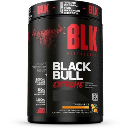 Black Bull Pré Treino 390g Extreme -  BLK PERFORMANCE