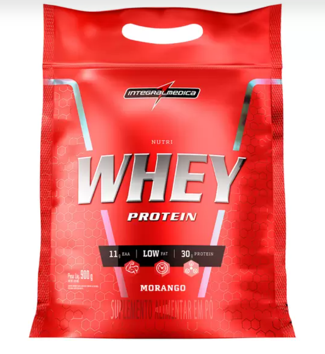 Whey Protein 100% Refil 900g - IntegralMédica