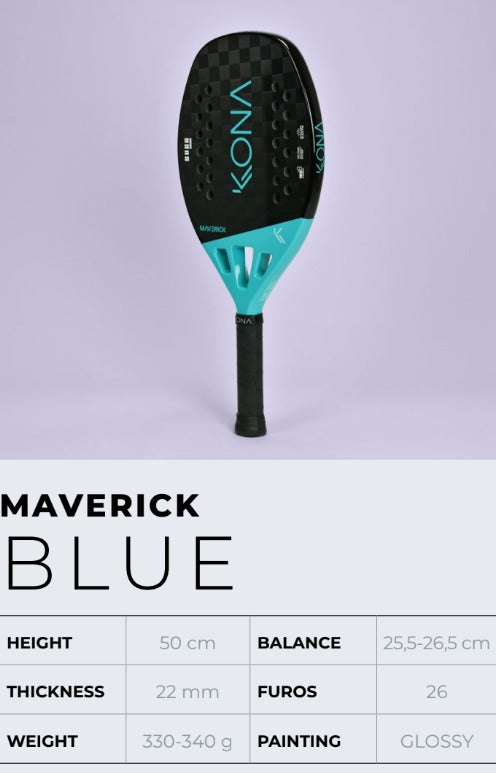 RAQUETE BEACH TENNIS KONA MAVERICK BLUE