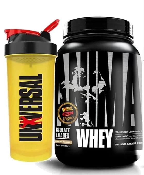 Animal Whey Protein Isolado+ Concentrado Importado Universal 907G