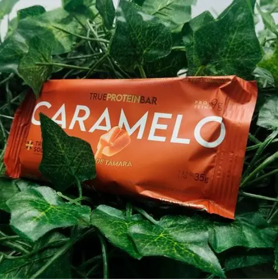 True Protein Bar Caramelo Display c/ 12 UnidadesTrue Source - Barra de Proteina