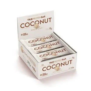 True Protein Bar Coconut Display c/ 12 Unidades True Source -Barra de Proteina