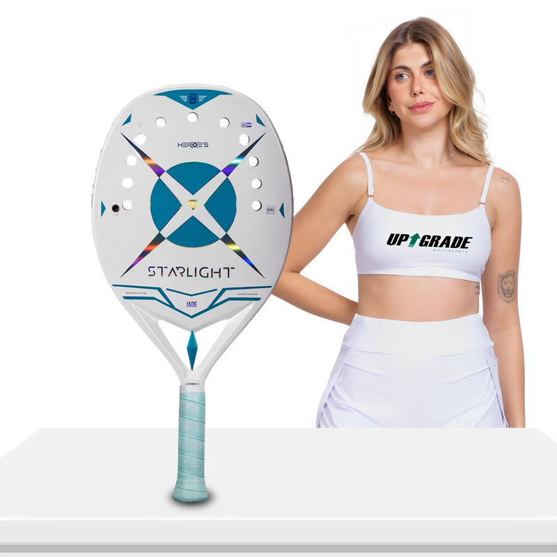 Raquete de Beach Tennis STARLIGHT 2025 - NINI VALENTINI & GIULIA GASPARRI + TOP EXCLUSIVO UPGRADE MULTISPORTS