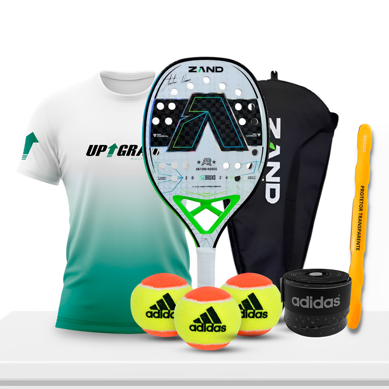 RAQUETE ZAND Z-BRUXO WHITE 2024 + KIT + CAMISA EXCLUSIVA