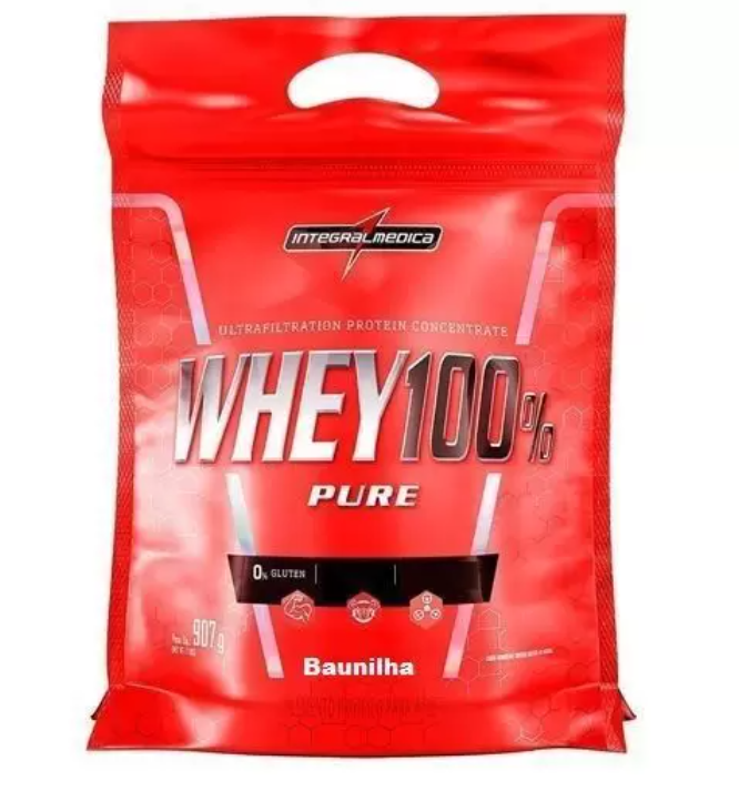 Whey Protein 100% Refil 900g - IntegralMédica