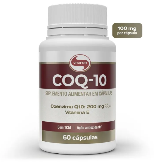 Coenzima Q10 - 60 cap (200mg p/ porção) - Vitafor