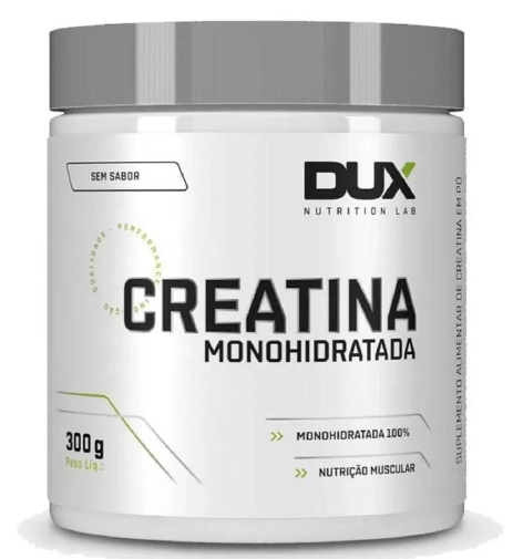 Creatina Monohidratada, Pote 300g - DUX Nutrition Lab