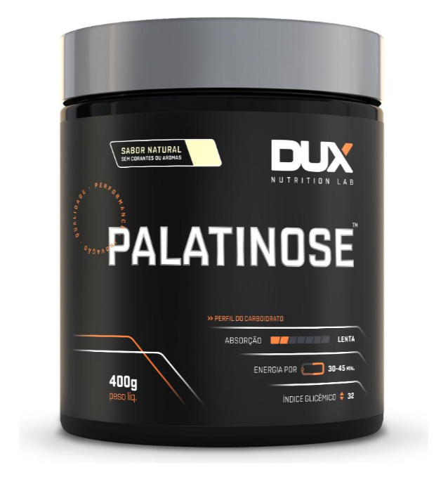 Palatinose - Pote 400g Dux Nutrition Sabor Sem Sabor