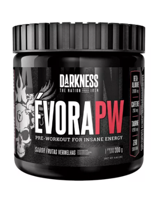 Evora PW Darkness Pre treino 300 gramas - Integralmedica