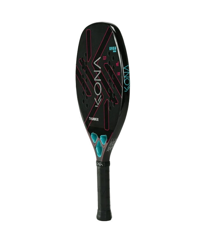 RAQUETE BEACH TENNIS KONA THUNDER BLACK + KIT