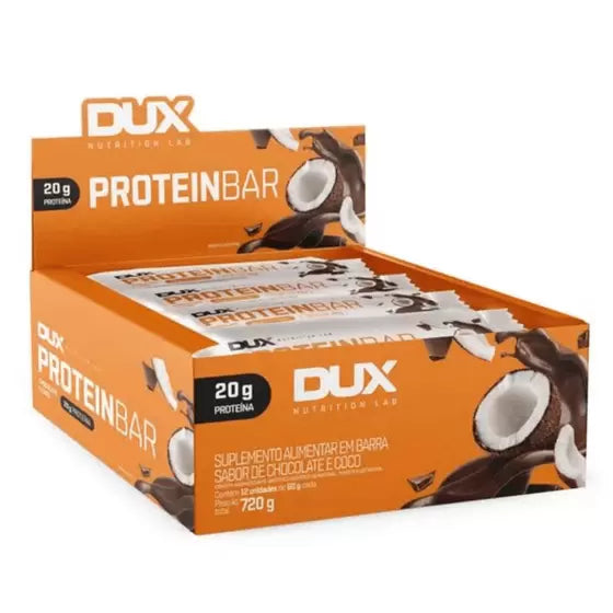 Protein Bar 12 Unidades - Dux Nutrition Lab (chocolate Com Coco)