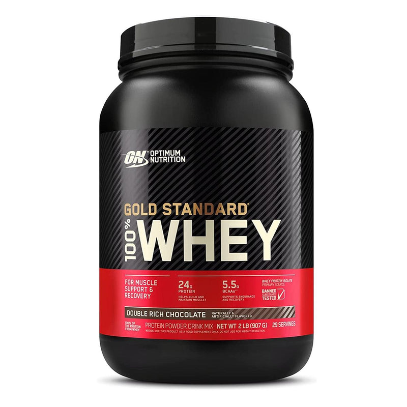 Gold Standard 100% Whey Protein 907g On Optimum Nutrition Sabor Chocolate +Coqueteleira Exclusiva On